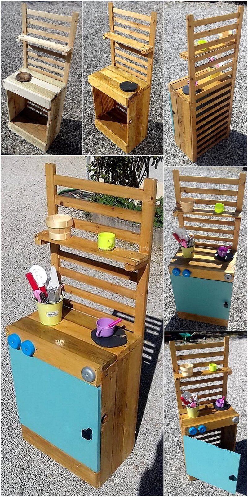 pallet mud kitchen plan
