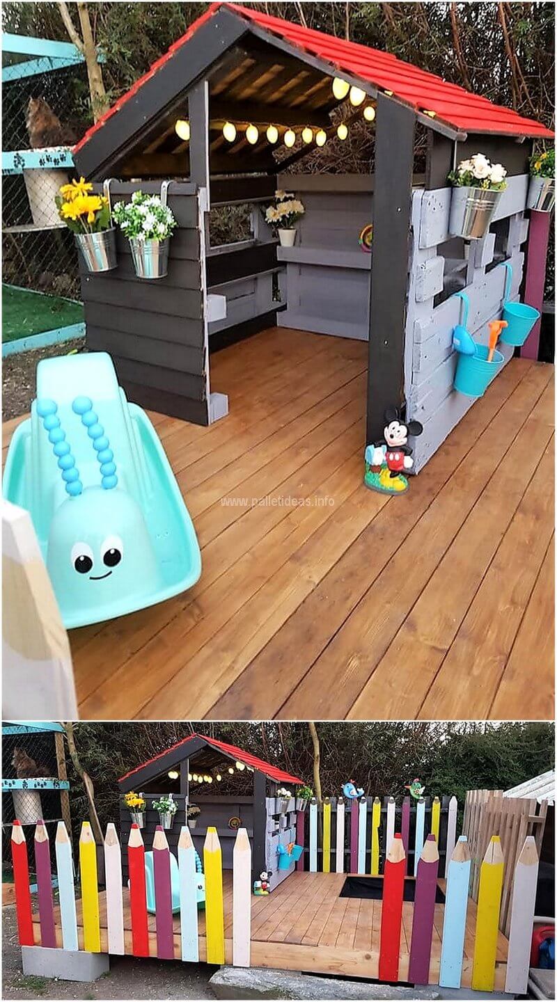 pallet outdoor playground