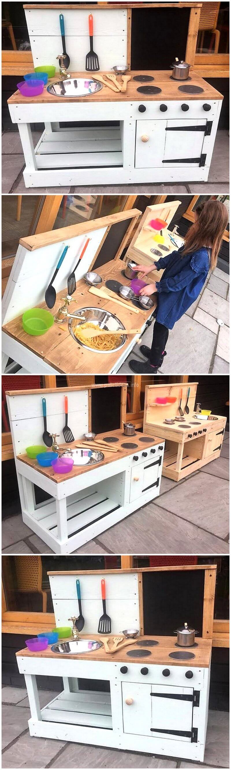 wooden pallet mud kitchens