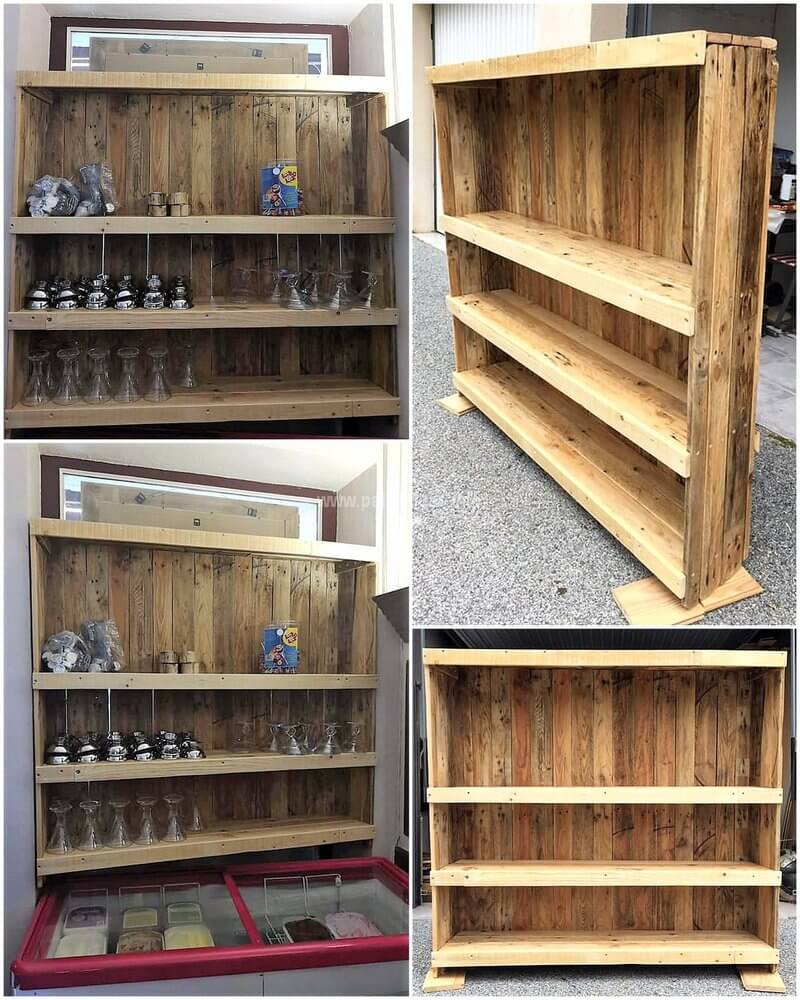 pallet kitchen shelving rack