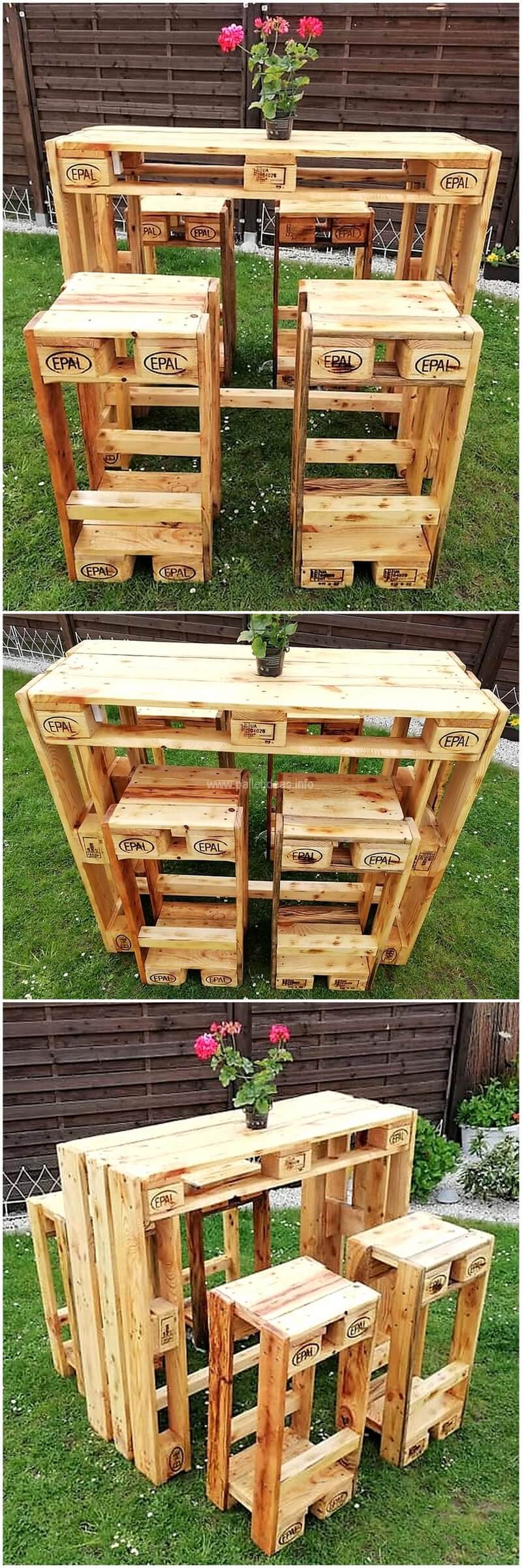wooden pallet garden furniture